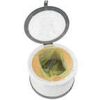 Orinal plegable portátil con tapa