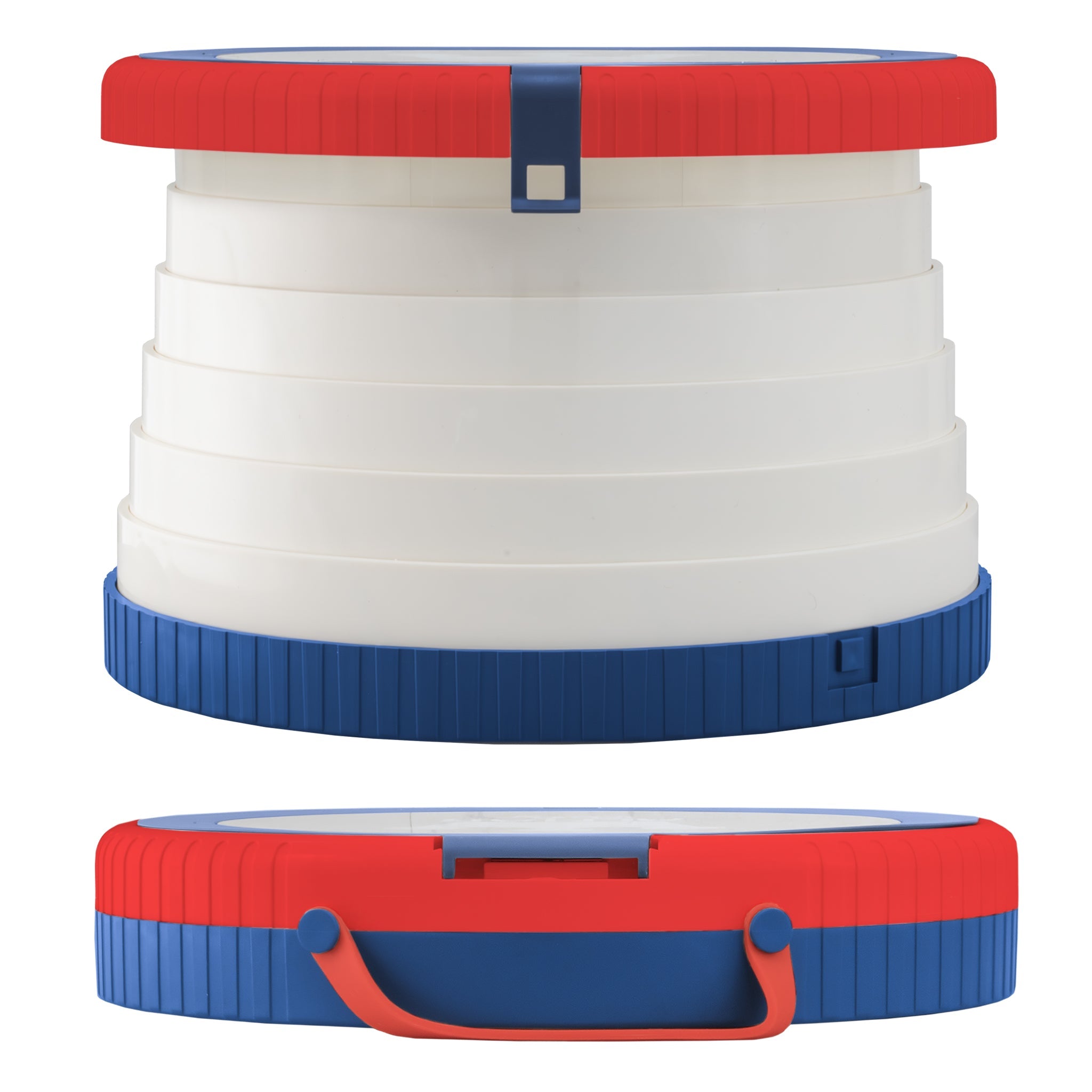 Orinal plegable portátil con tapa