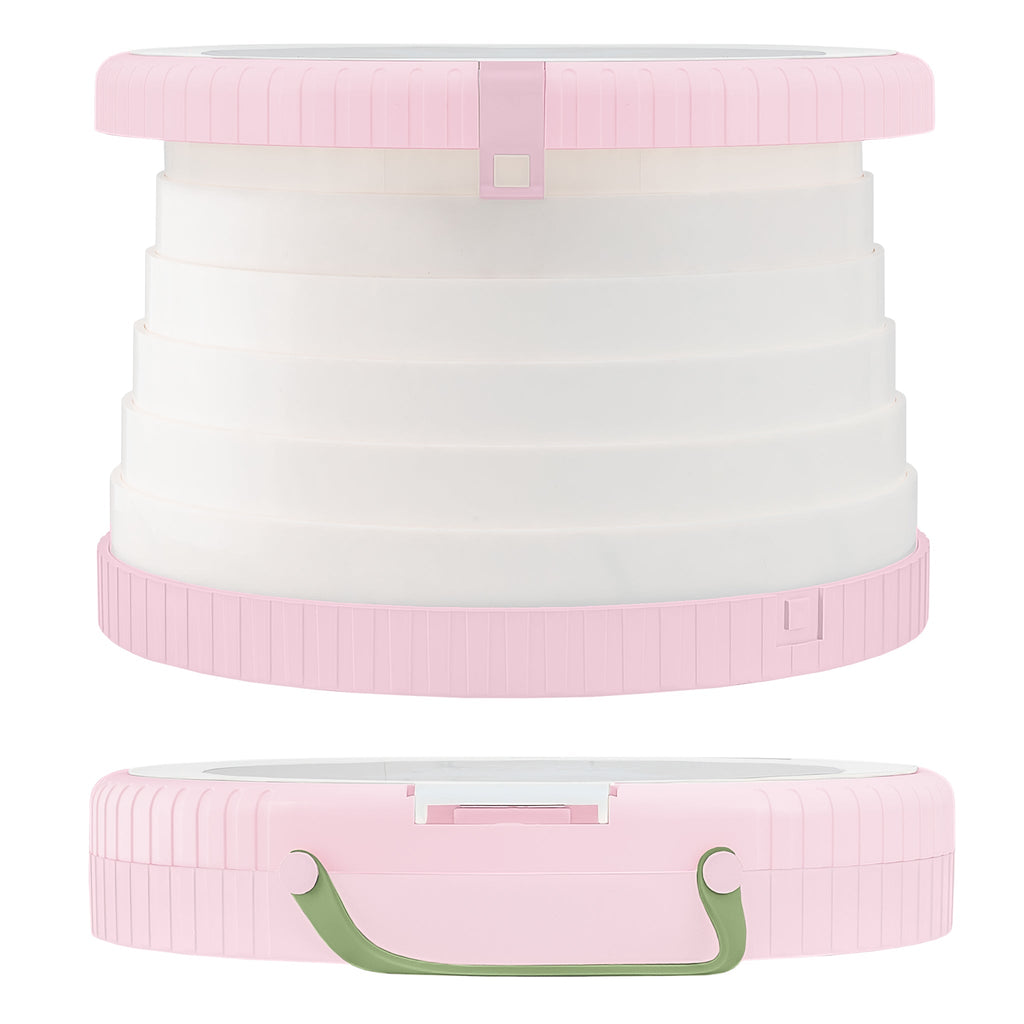 Orinal plegable portátil con tapa