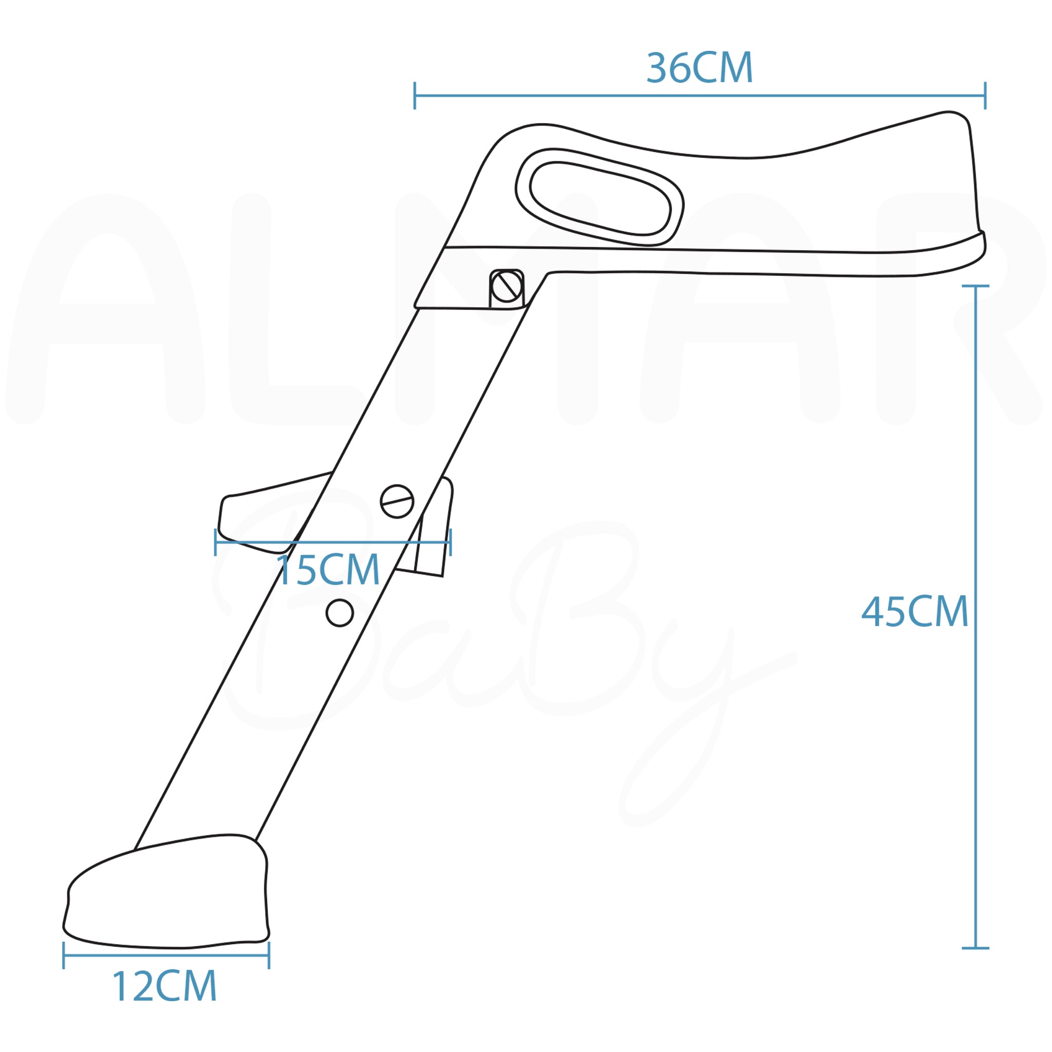 Adaptador WC con escalera plegable