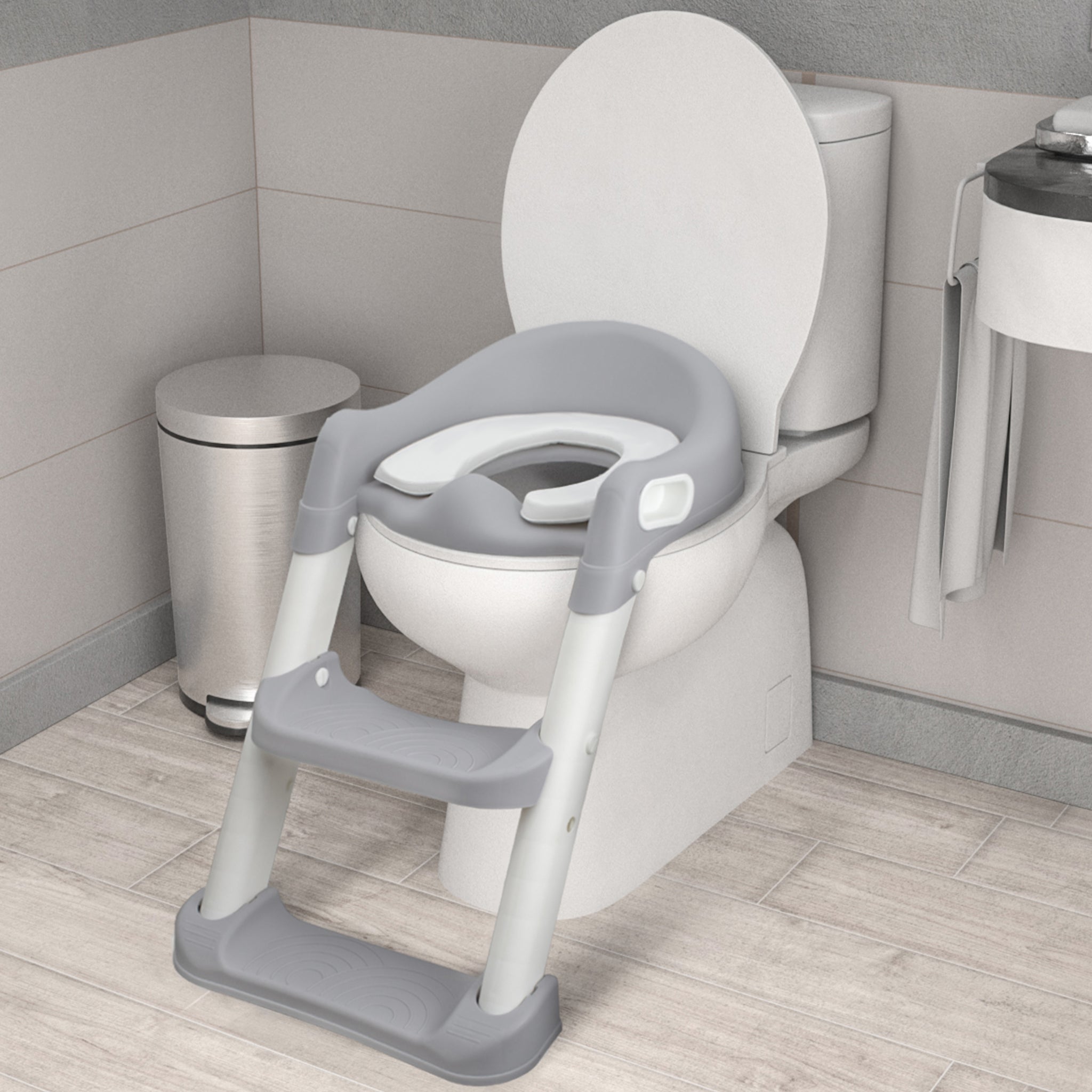 Adaptador WC con escalera plegable